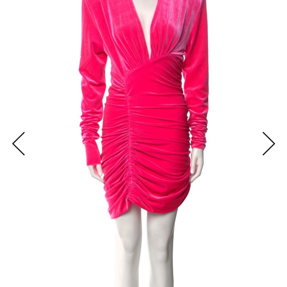 Elegant Pink Long Sleeve Dress